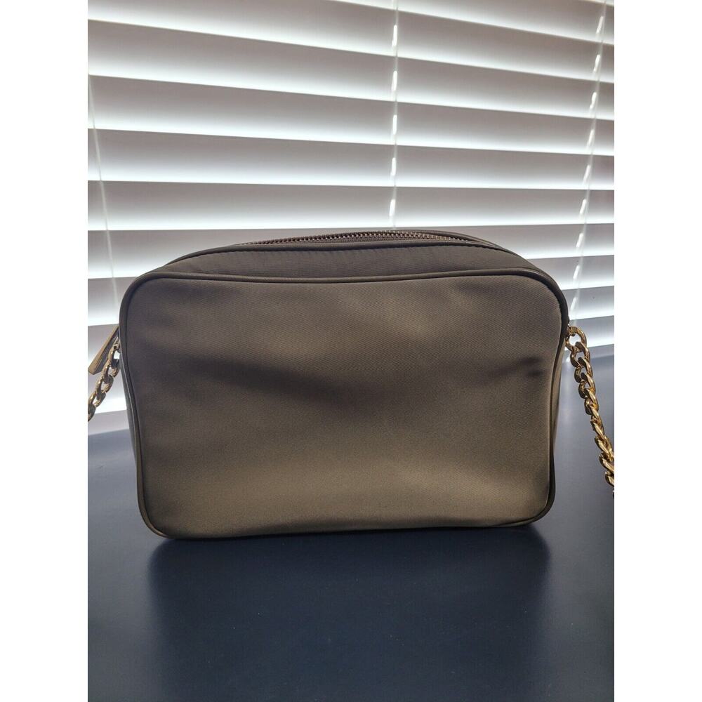Michael Kors Large Nylon Crossbody Handbag - Olive Green W/Gold Hardware - Picture 8 of 11